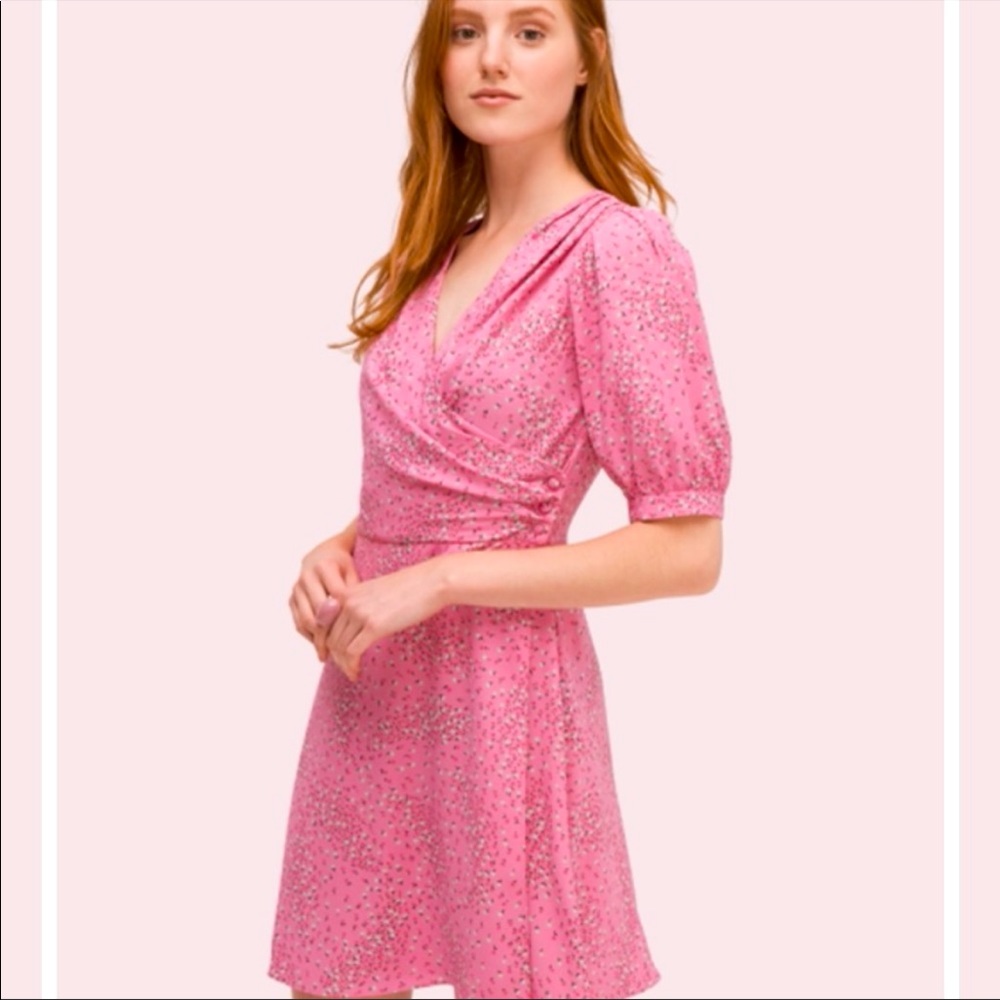 Kate Spade Womens Meadow Wrap Dress Size 4
